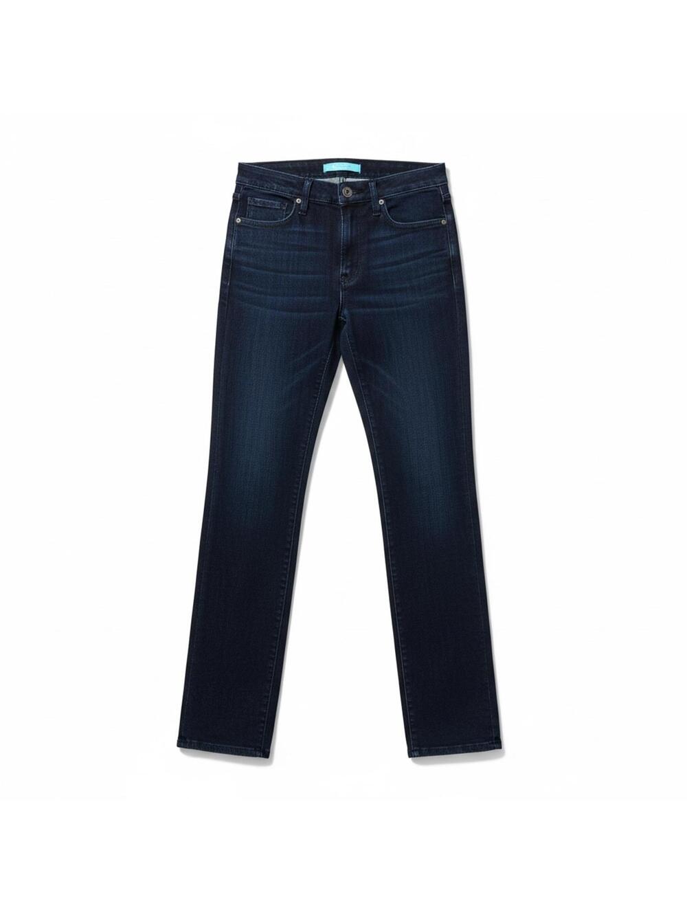 7 For All Mankind B(air) Dark Wash Slim Straight Jeans 27 Lightweight Stretch
